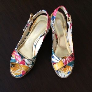 Franco Sarto Multi-Colored Wedges